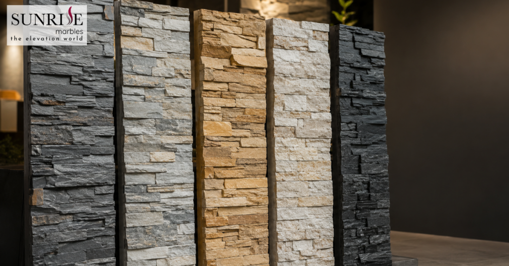 Ledge Panels in Hyderabad for a modern home's interior feature wall