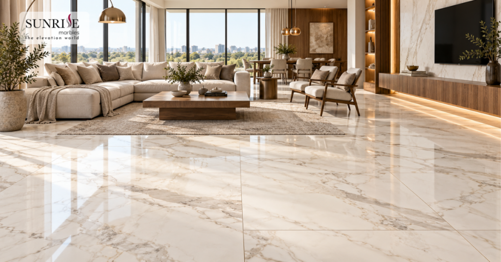 6x4 tiles design ideas featuring elegant marble-look flooring