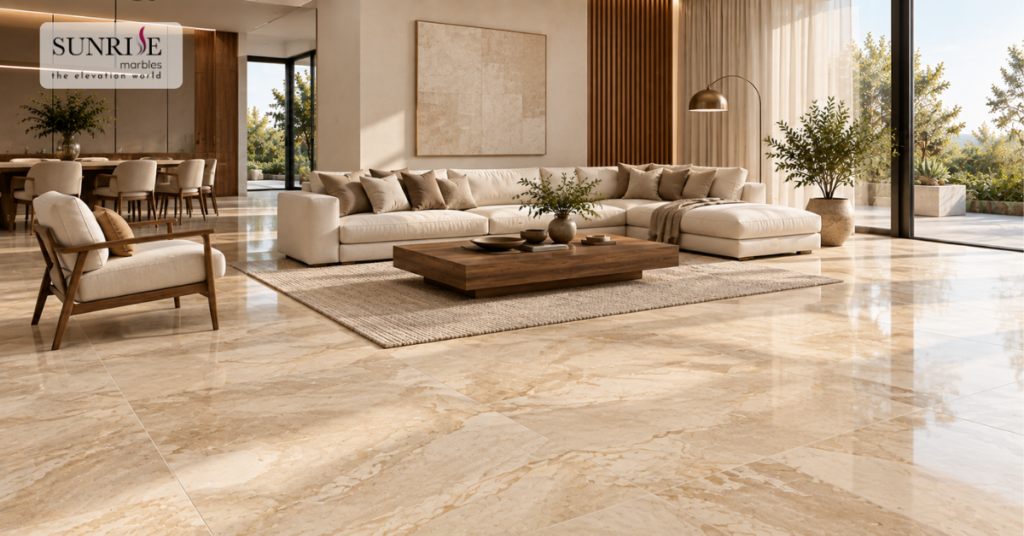 6x4 tiles design ideas featuring subtle stone patterns and veining